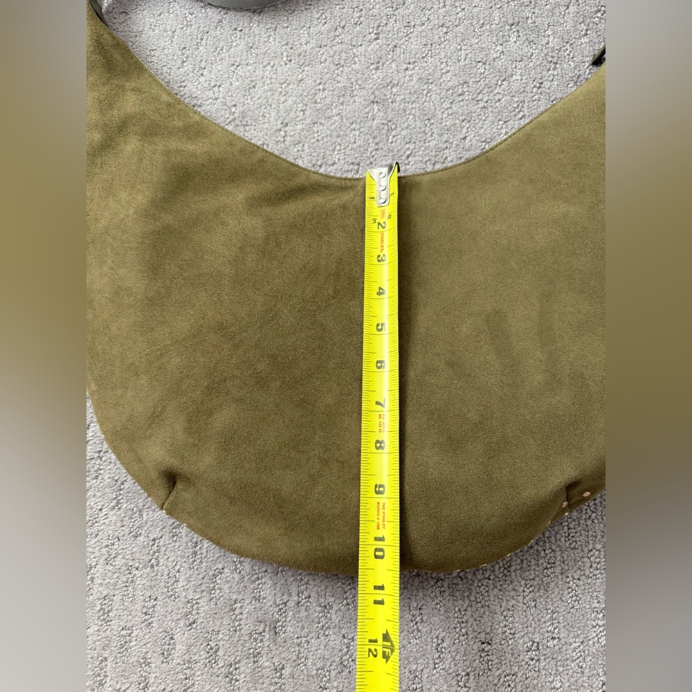 Madewell Suede Essentials Slouch Hobo Bag in Aged Olive - Picture 10 of 12